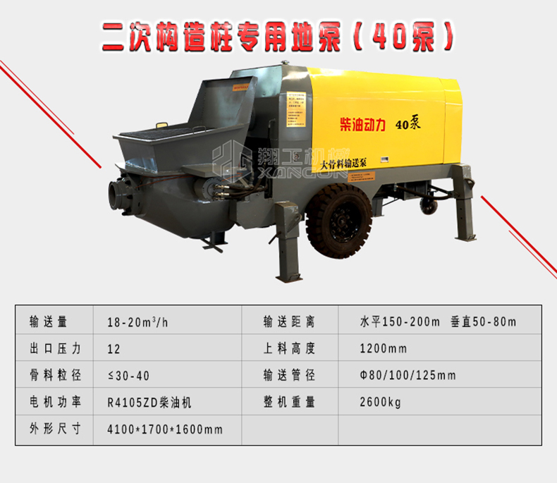 細(xì)石混凝土輸送泵